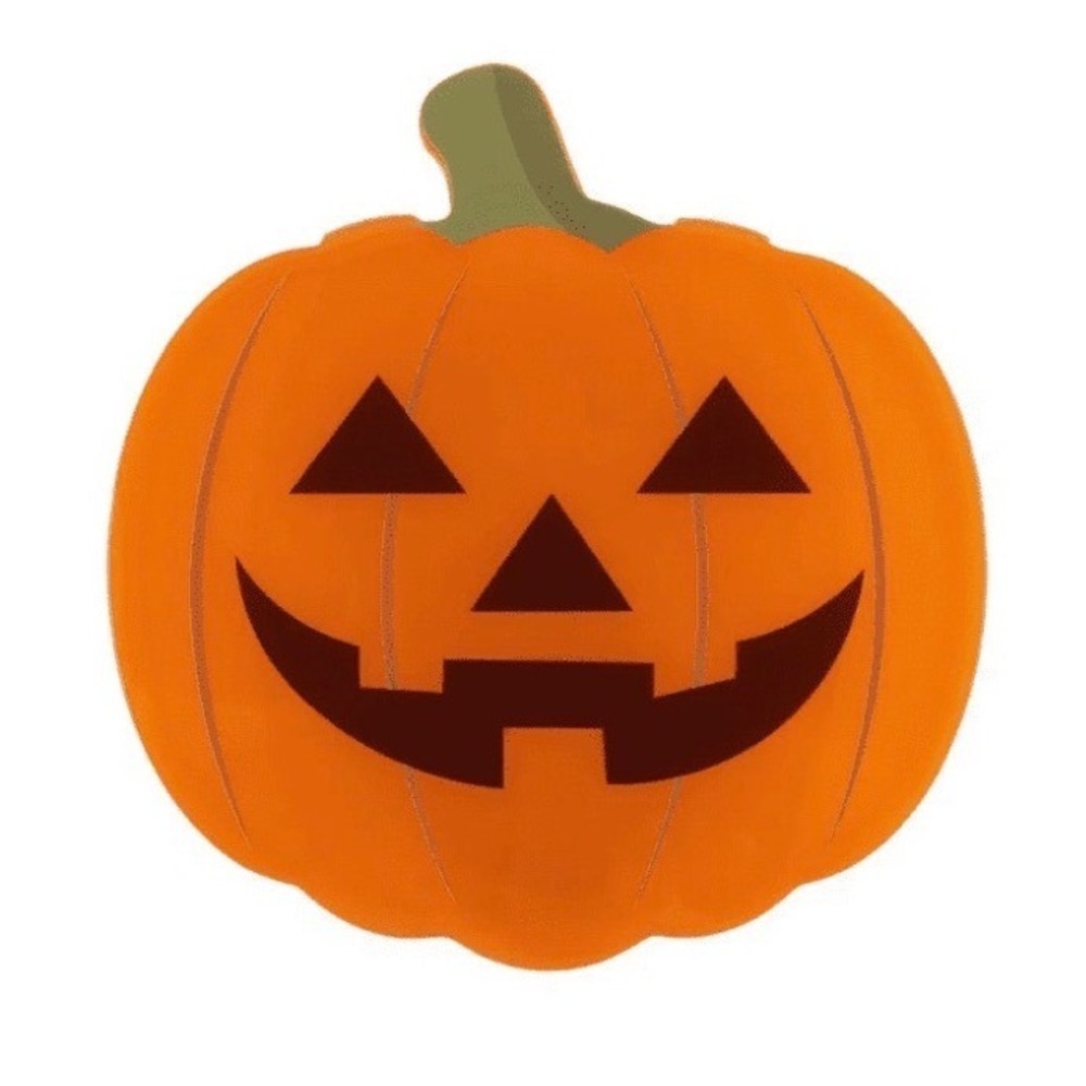 Cook With Color Halloween Pumpkin Divided Snack Box Jack-O-Lantern Orange 20oz